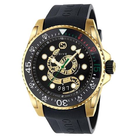 gucci dive watch on wrist|gucci dive watch snake.